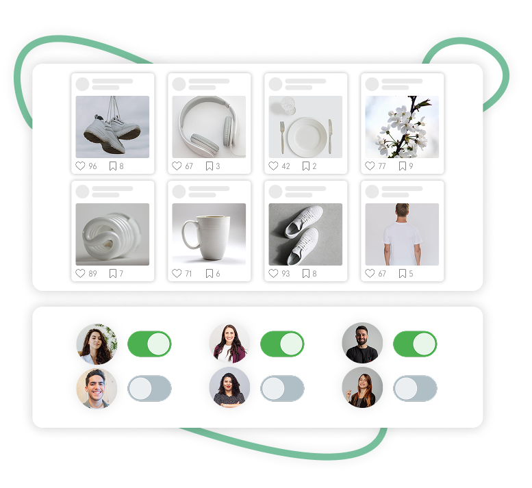 Deepnetic Social kann Design-Elemente aus Canva exportieren und für Social-Media-Inhalte bereitstellen.